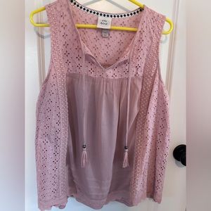 Knox Rose sleeveless shirt. Size XXL